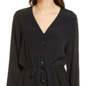 - Shein Long Sleeve Drawstring blouse
